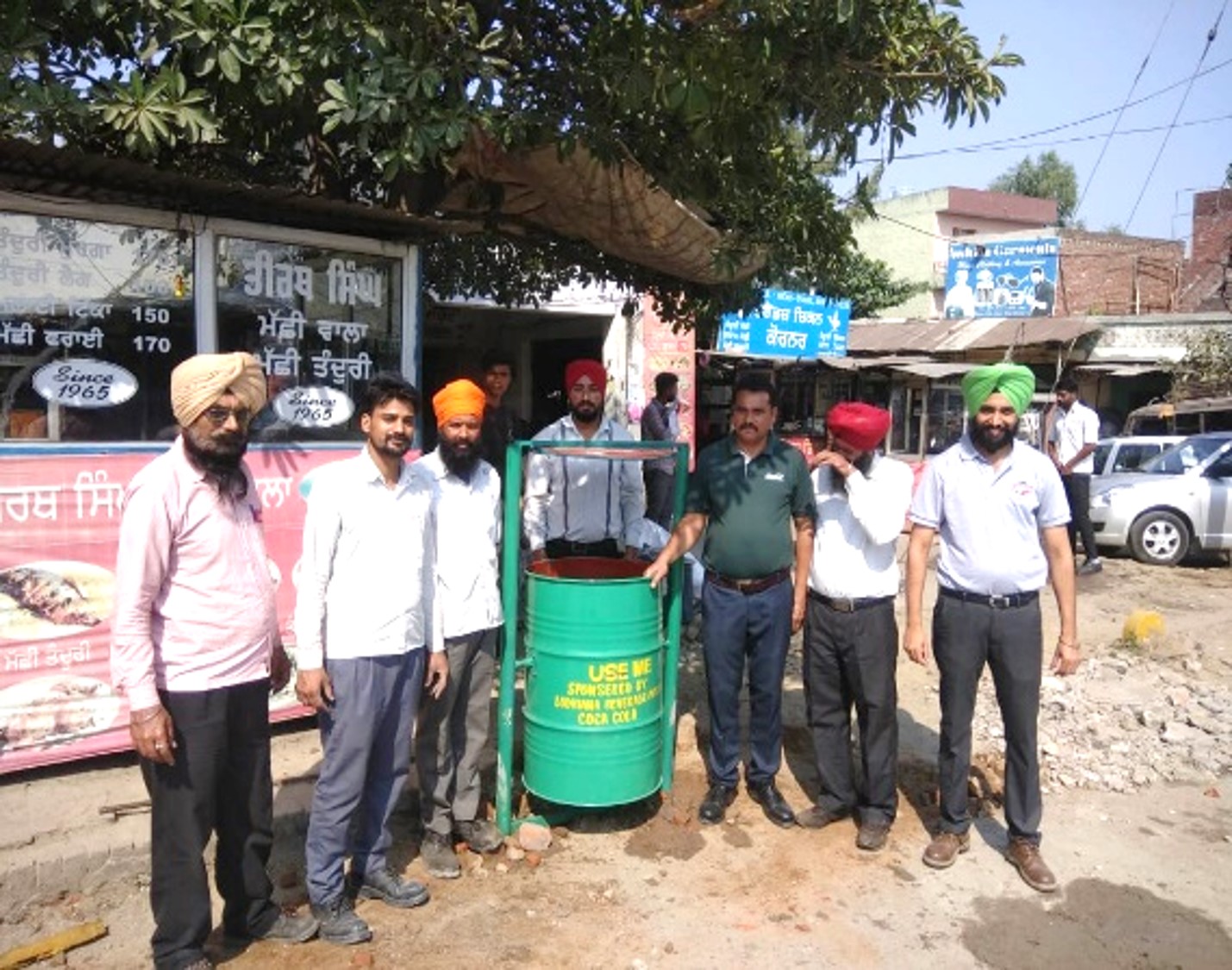 Installed Dustbins in Ludhiana, Jalandhar, and Hoshiarpur. Ludhiana